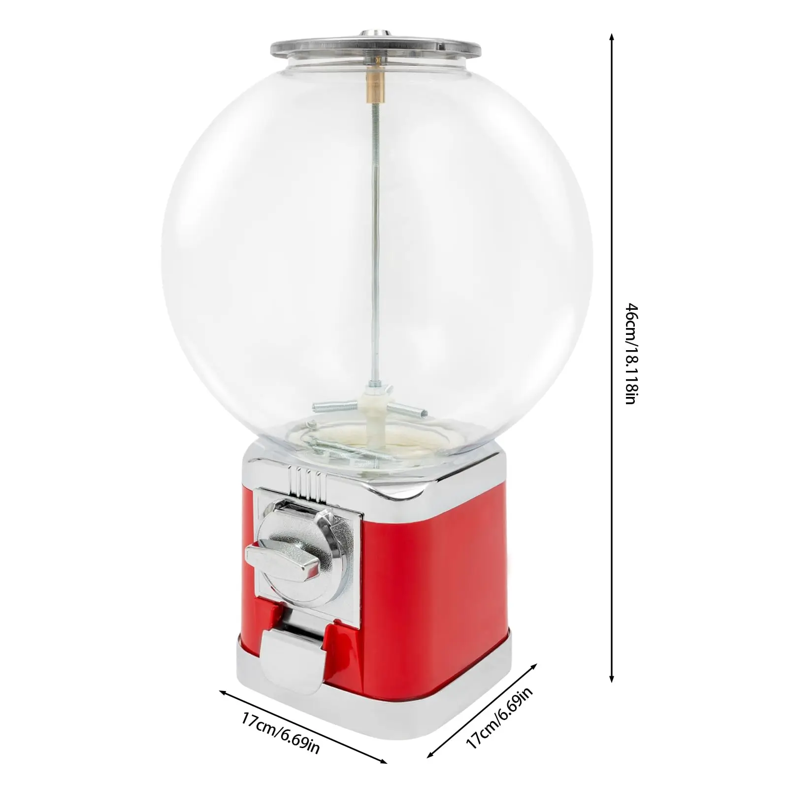 1 Dollar Coin Operated Vending Machine, Commercial Gumball Machine, Toy Capsule, Vending Machine, Prize Dispenser Machine for Ga