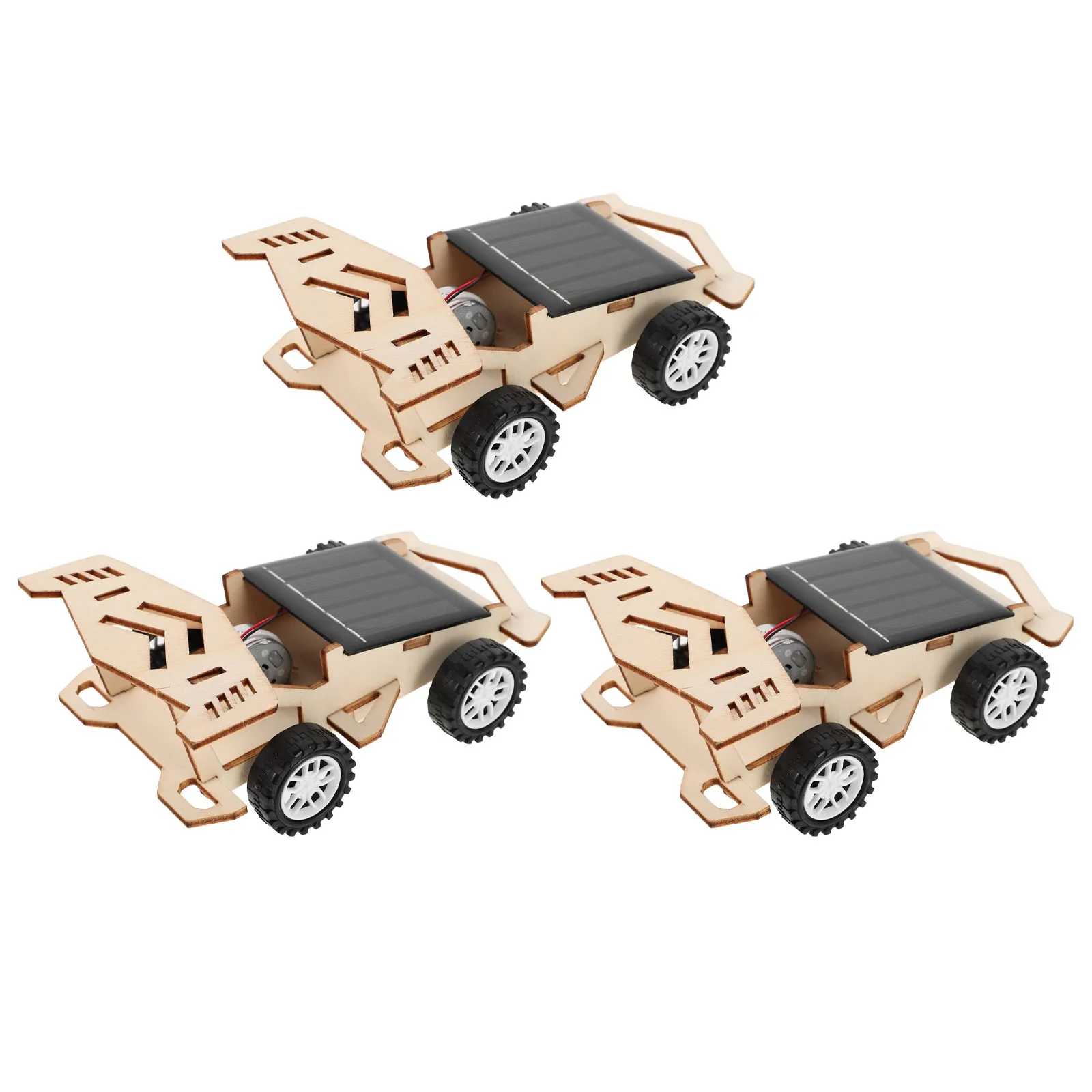 3 Set Kids Toys Solar Scientific Exploration Component Powered Car Kit Energy for