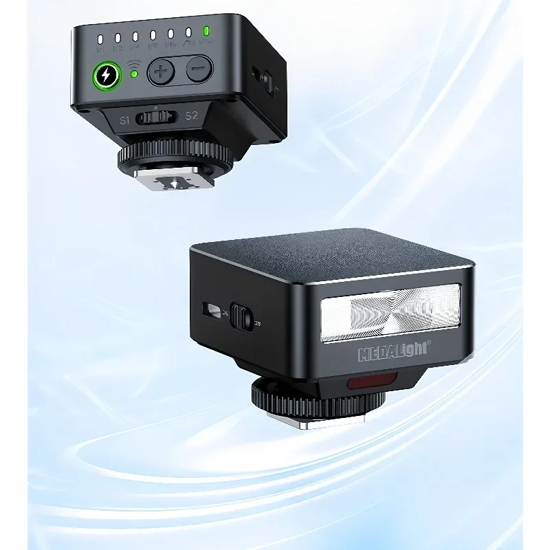 New Product MEDALight F30 Camera Retro Mini Flash DSLR Hot Boots Portable Small Outdoor Fill Light Sony Fuji Top Flash Im30