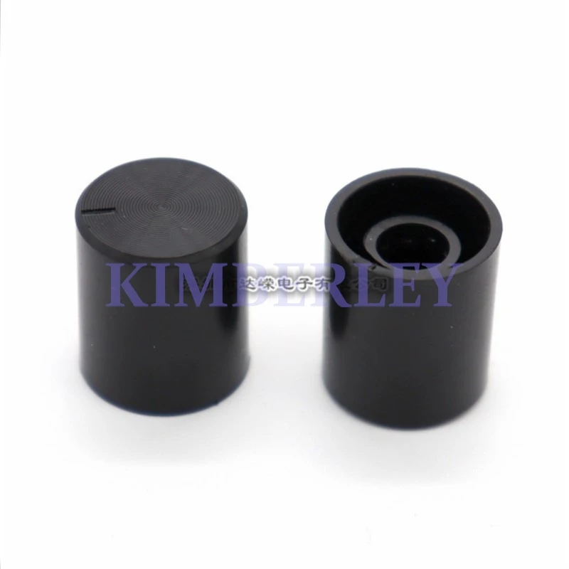 10 Piece Potentiometer Knob Cap 15*17MM Power Amplifier Knob Cap High Quality CD Plastic Knob Cap Plum Handle 6MM
