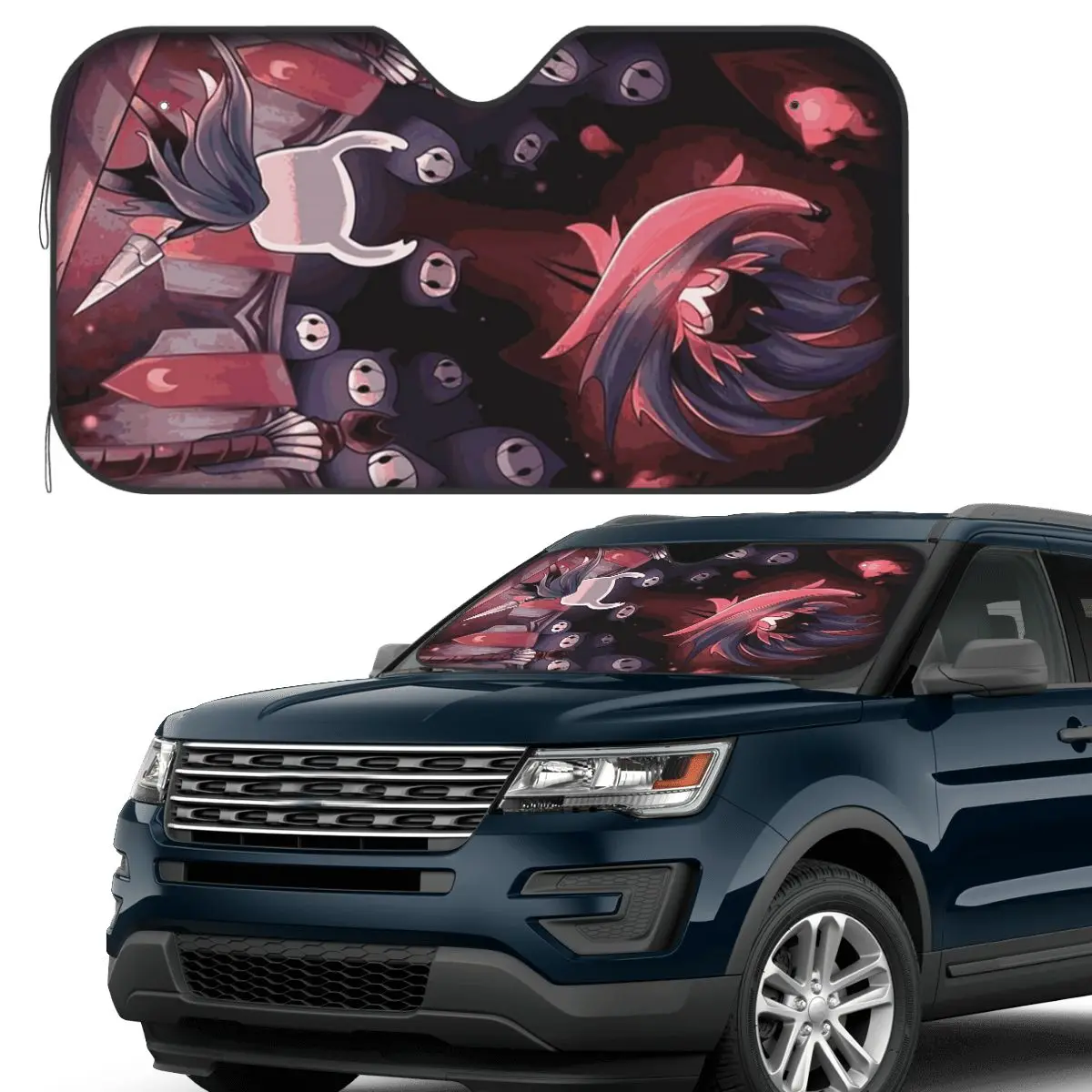 

Полый рыцарь (16) солнцезащитный козырек на лобовое стекло автомобиля, солнцезащитный козырек, аксессуары, чехлы