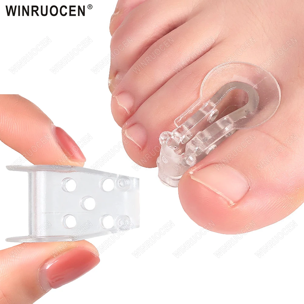 

Unisex Hallux Valgus Toe Corrector Silicone Spreader Separator Thumb Straightening Tool Essential Foot Care for Bunion Relief