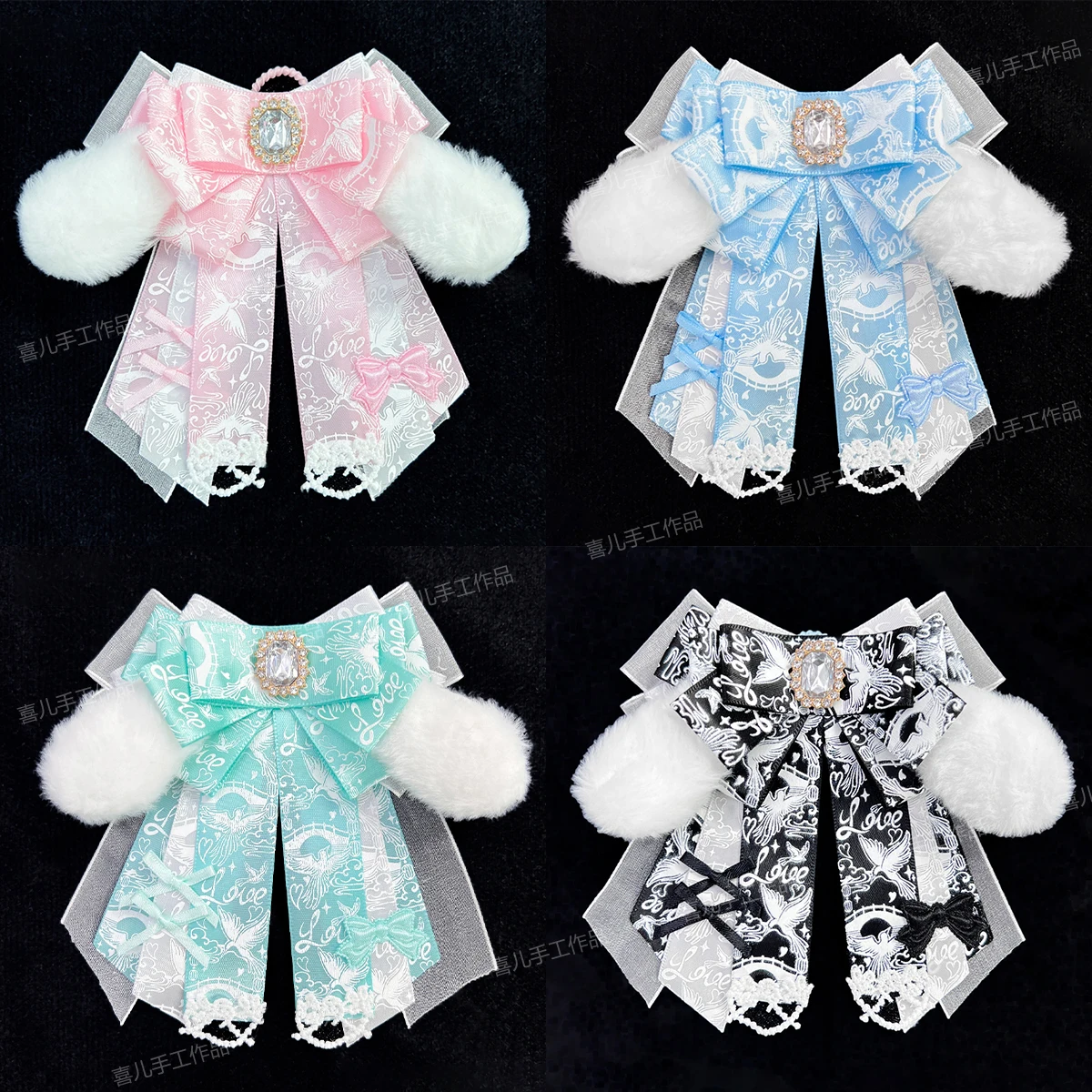 

Ручная работа Carat Bong, милый бант, сумка ita, подвеска, сделай сам, веселый веер, украшение, лента с бантом, аниме, поделки для косплея