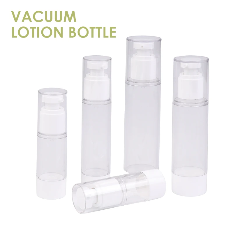 Airless Vacuüm Navulbare Flessen Portablere Lege Lotion/Spuitfles 15-100Ml Reisfles Pomp Toilettas Cosmetische Container