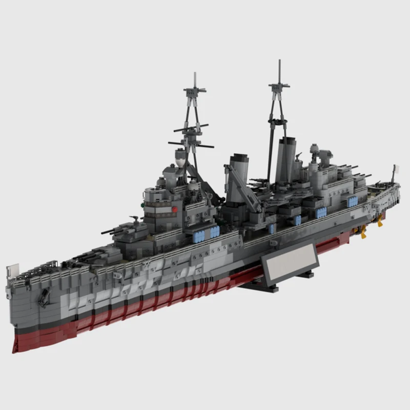 NEW 5557PCS WW2 Military MOC HMS Belfast heavy cruiser Model DIY creative ideas high-tech Child Toy birthdayGift Building blocks