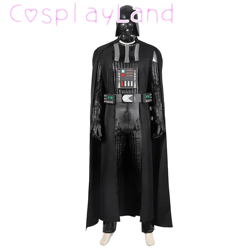 جديد وصول أوبي وان تأثيري حلي كينوبي الزي ملابس الحرب بدلة سوداء مع كيب الدعائم مخصص سيث لورد زي