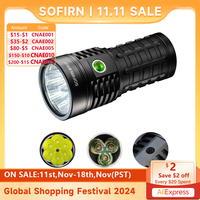 Sofirn Q8 Plus 6*XHP50.2 LED Torch 21700 USB C Rechargeable 16000lm Powerful Flashlight EDC Portable Lantern Lamp BLF Anduril 2