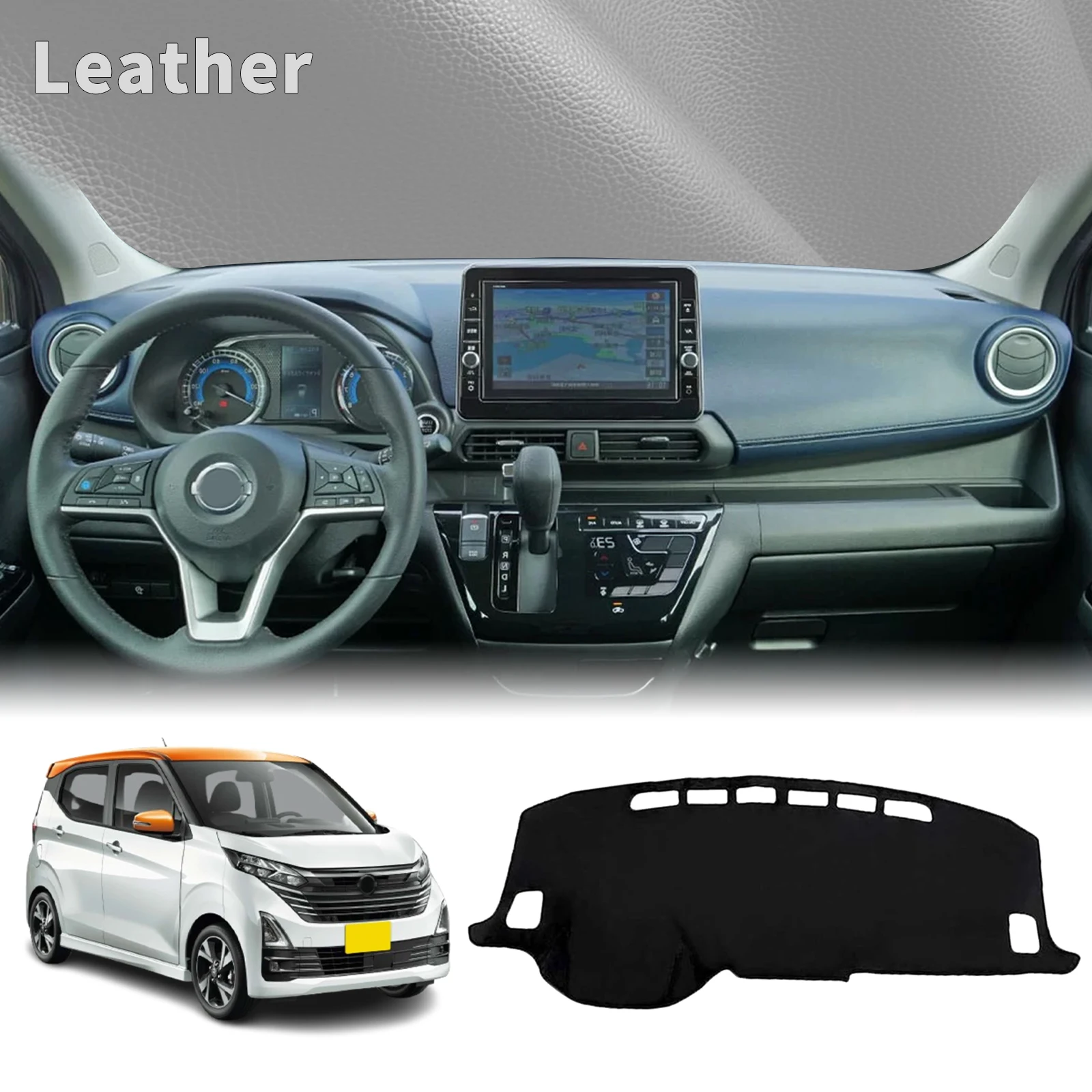 

for Nissan Dayz B40 for Mitsubishi EK 2019-2025 Dashmat Dashboard Cover Pad DashMat Sunshade Protective Carpet Car Accessories