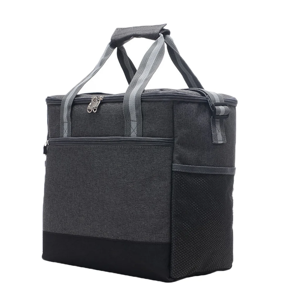 

Lunch Bag Bento Storage Pouch Thermal Portable Container Aluminum Film Cooler Oxford Fabric Insulated H y Bag Picnic Student