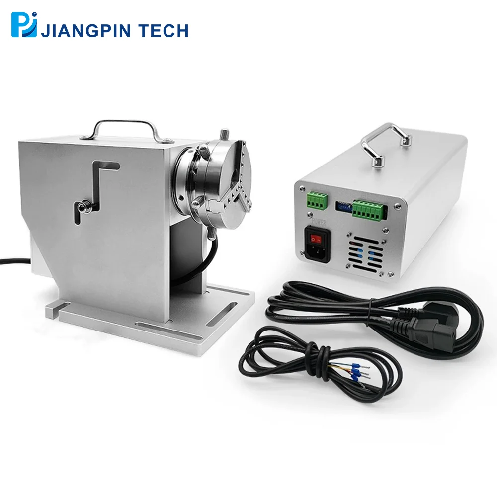 laser equipment parts rotary device uv co2 fiber laser marking machine parts rotating device Ring Carving