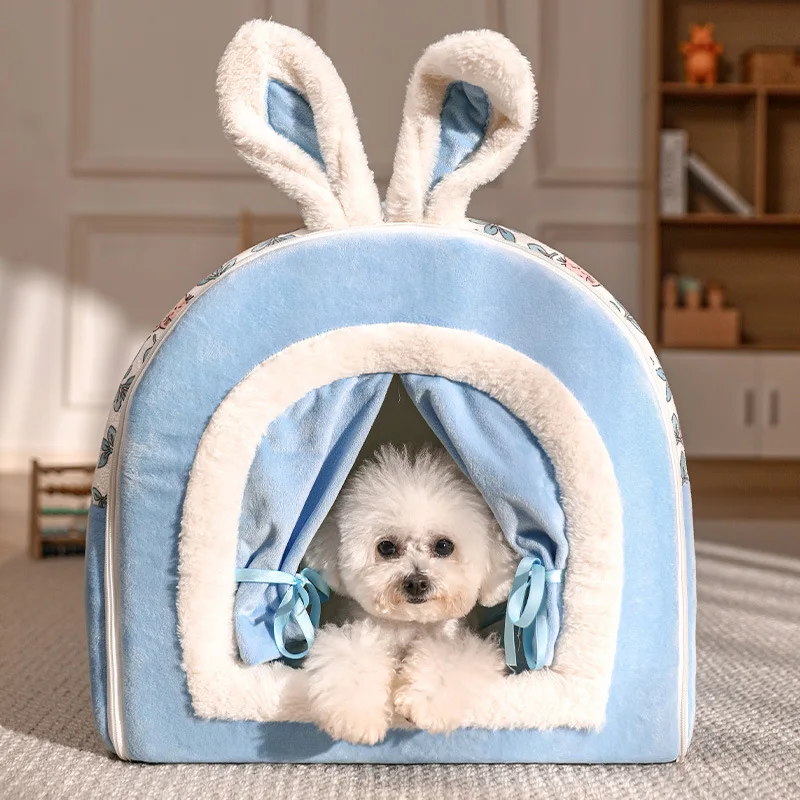 Washable Enclosed Design Dog Blanket Litter Cats Dog Kennell Pet Supplies Puppy Medium Bed Accessories Pads