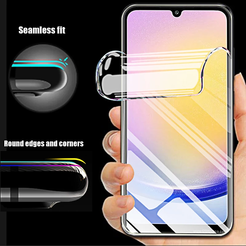 4-1PCS Hydrogel Film for Samsung Galaxy A25 A15 A35 A55 A05 A05s A54 A34 A24 A14 A04s Screen Protector Protective Film No Glass