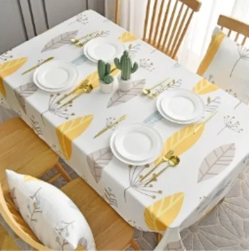 

Chinese classical cotton linen tablecloth fabric waterproof tea tablecloth solid color tablecl HQDAN130