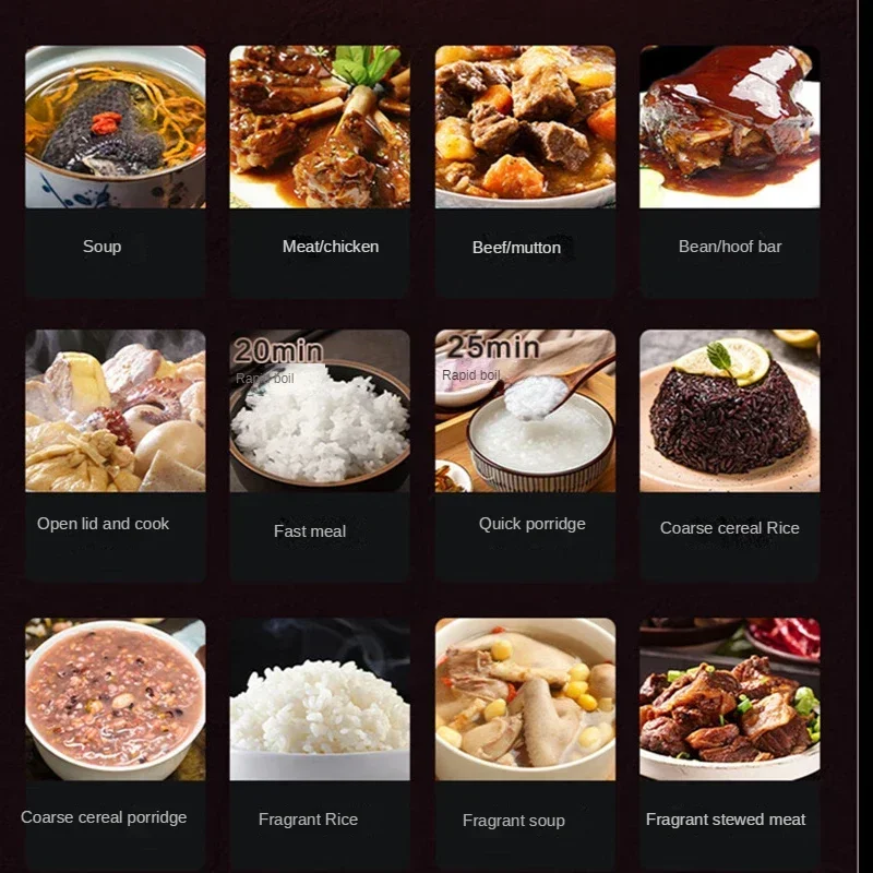 ميديا الضغط الذكي 5L جهاز طهي الأرز المنزل متعدد الوظائف IH التدفئة طباخ كهربائي الطبخ السريع متعدد الطباخ