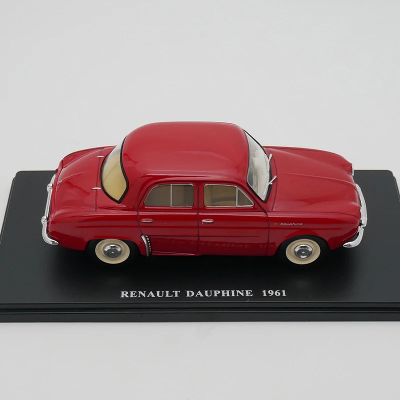 IXO Diecast Original 1:24 Scale 1961 Renault Dauphine Simulation Alloy Car Model Static Display Collectible Toy Gift Souvenir