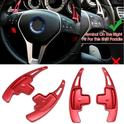 Car Steering Wheel Shifter Paddle Extension DSG For Mercedes Benz ML W166 GLK X205 SLK CLA GLA CLS C218 X218 Sticker Styling