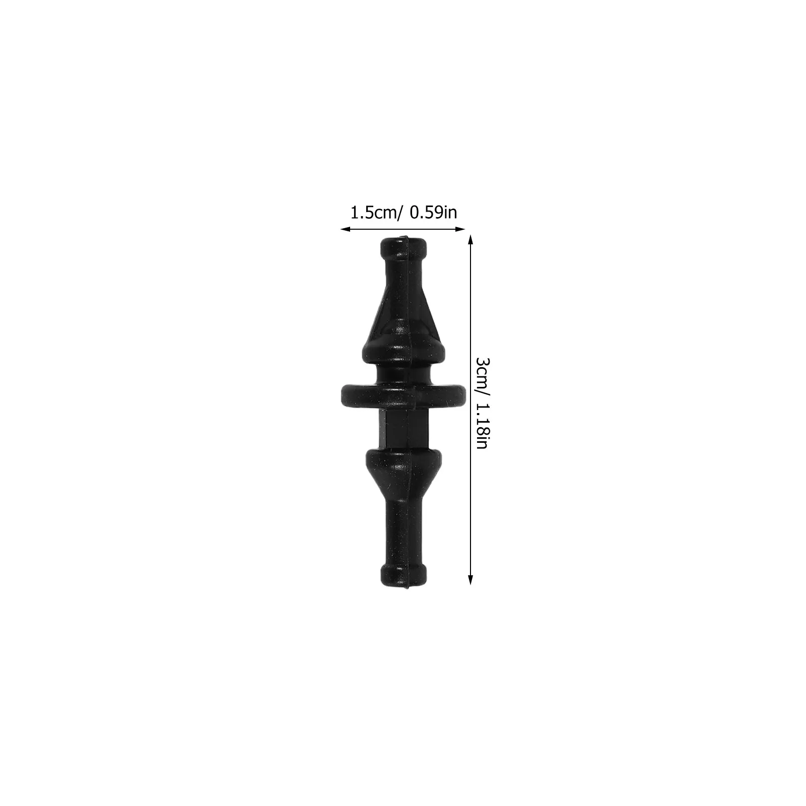 30Pcs Computer Anti Vibration Silicone Pin Fan Screws Elastic Noise Reduction Pc Cooling Fan Mount Hardware Black