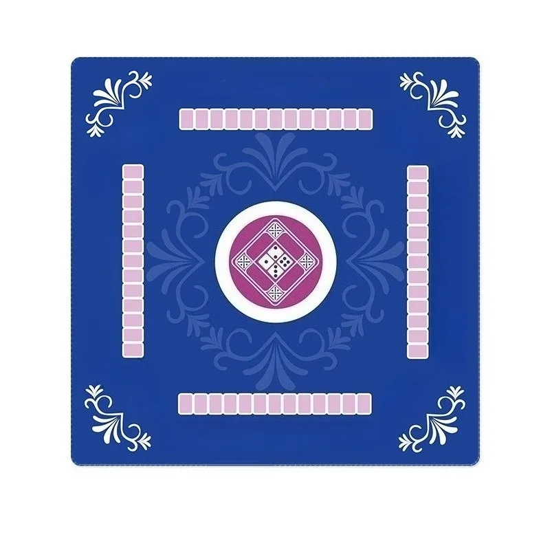 

80x80cm Rubber Texas Holdem Poker Mat Durable Waterproof Table Mat for Poker Mahjong and Card Game Lovers