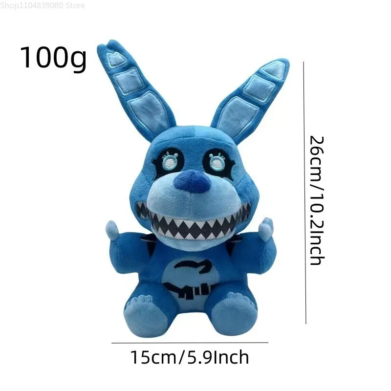 2026NEW hot Stijl 18 cm FNAF Knuffels Freddybeer Bonnie Chica Baby Ballora Foxy Pluche Knuffels Pop Geschenken