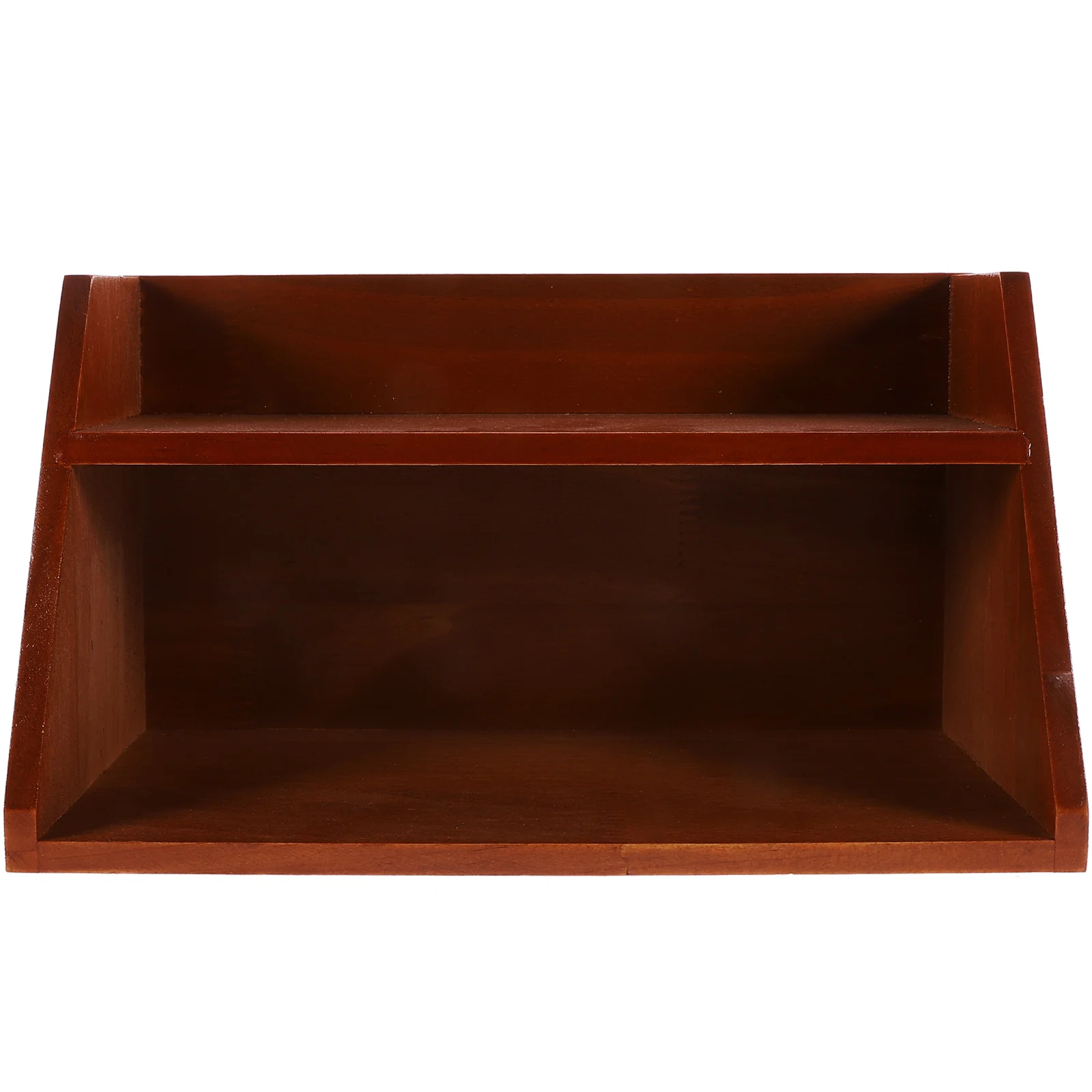 

Retro Spice Rack Wood Countertop Organizer Shelf 2 Tier Kitchen Condiment Holder Pantry Storage Display Bottle Cup
