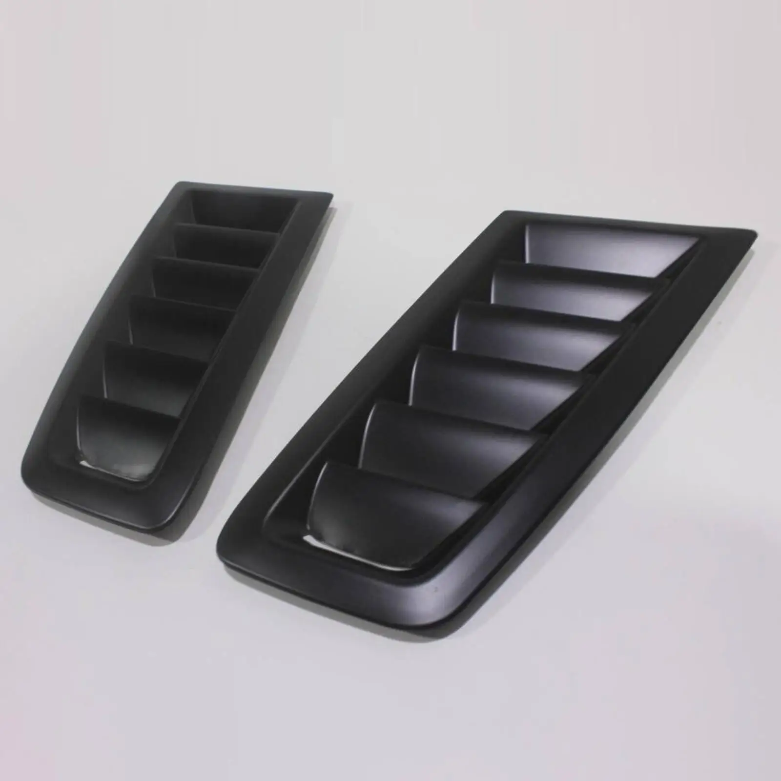 2Pcs Car Hood Vent Scoop Kit Bonnet Vents for Ford Focus RS Matte Black