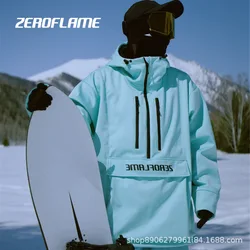 3L Ski Wear Women Man Hooded Sweater Reflective Trend Ski Coat Thickened Warmth and Waterproof Ski Equipment Ski Jacket Women