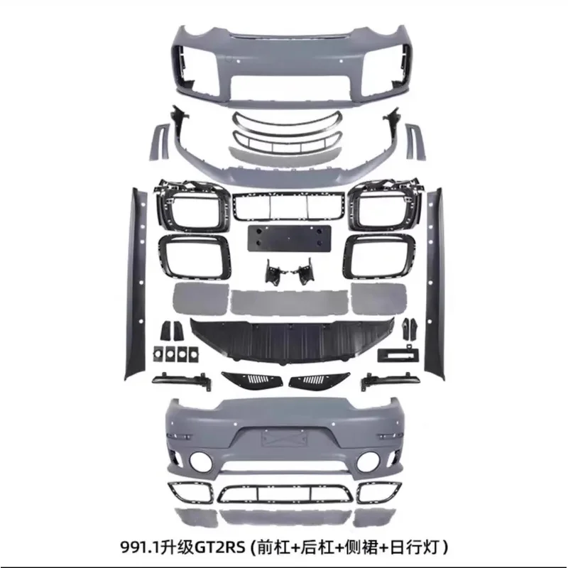 

Front Rear bumper Side skirt Surround 991.1 991.2 Modified GT2 Body kit Auto accessories