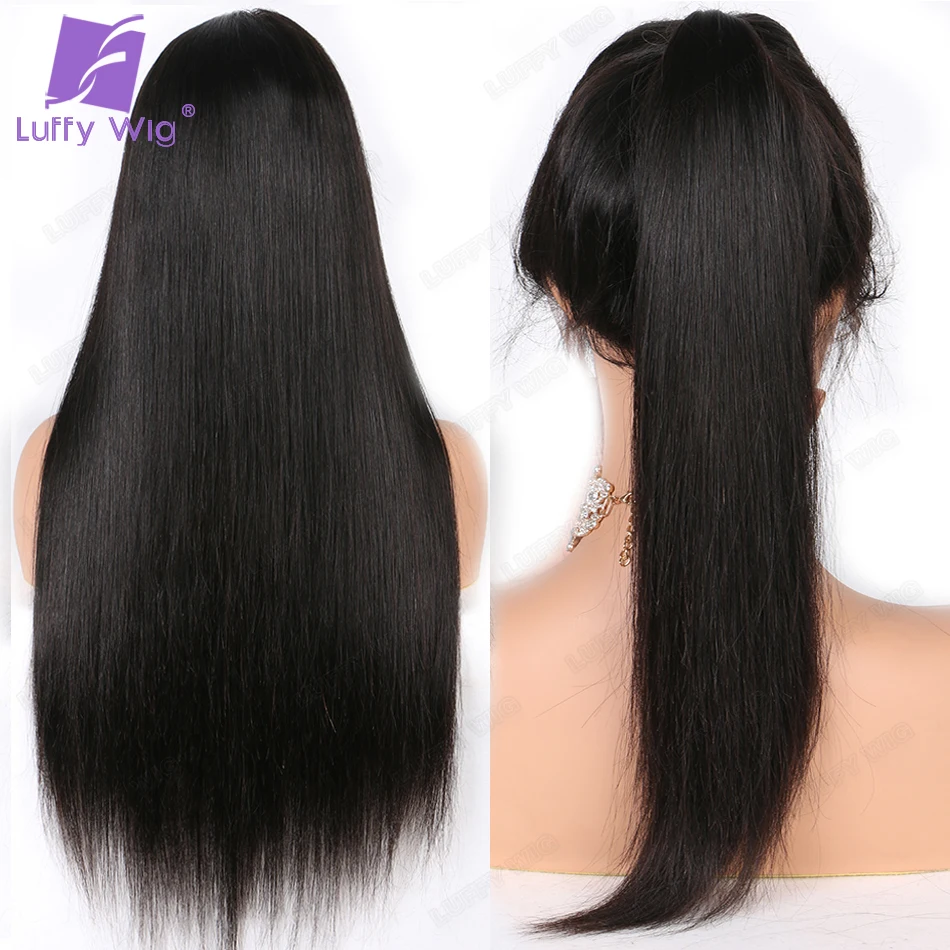 Straight 5x4.5 Silk Base Full Lace Wig Hd Transparent Full Lace Human Hair Wigs with Silk Base Top with Baby Hair for Women