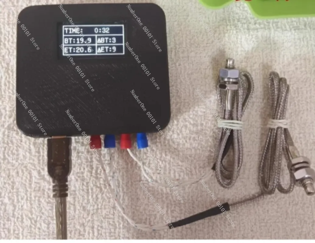 

Интеллектуальный двухканальный термометр для обжарки кофе в режиме реального времени BT ET Curve ROR Display