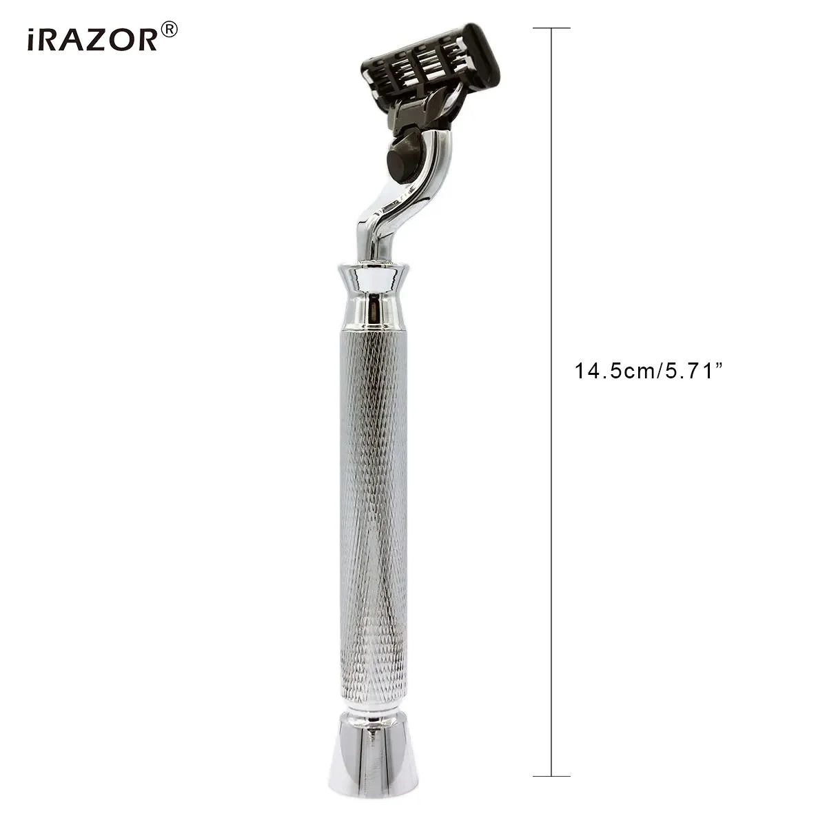 iRAZOR Classic Men\'s Beard Shaving Manual Razor  with 3-Layer Mach 3 Triple Blade Grooming Tool