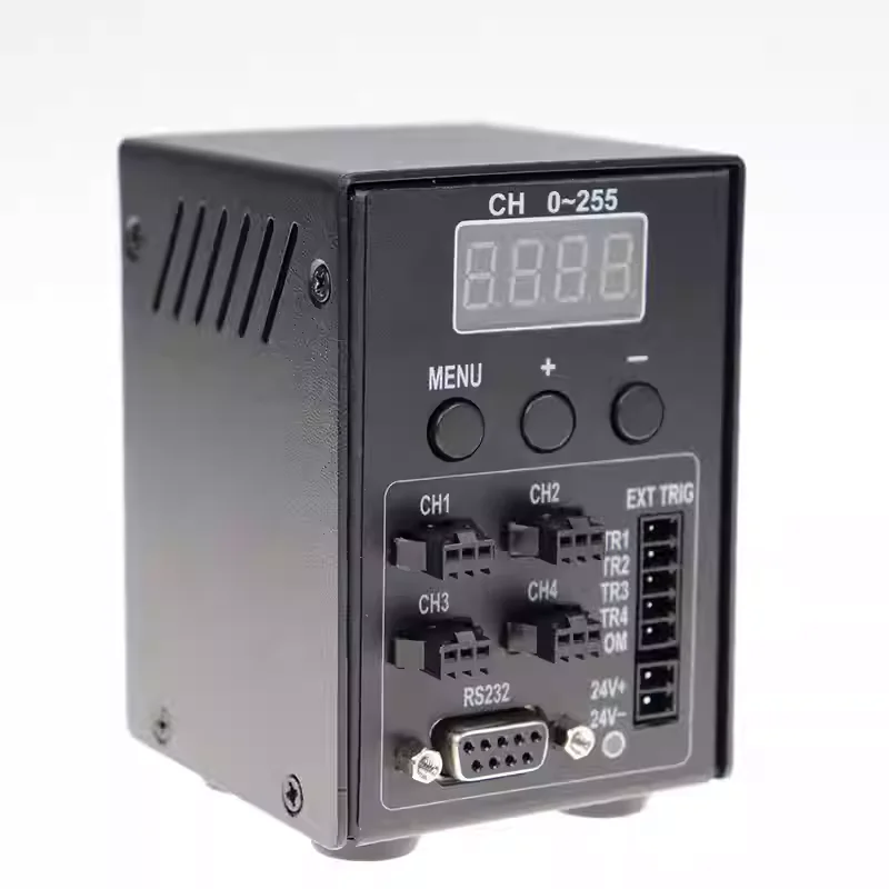 

External Power Supply Digital Controller (2/4 Channels), Machine Vision Standard, Visual Light Source Brightness Adjustment