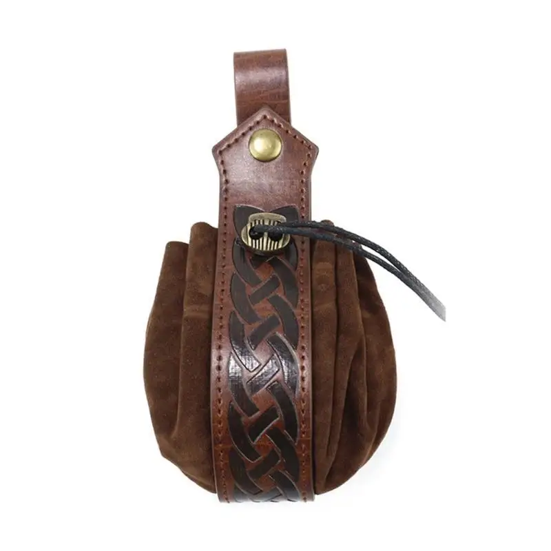 39BB 1 Set Medieval Kostüm Set Gürtrankflasche Becher Halter Rock Wanderungen Halloween Accessoires