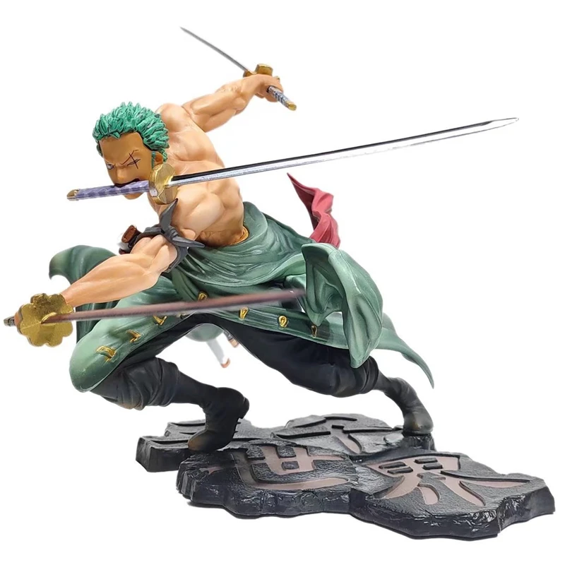 One Piece 10CM Figure Toys Anime GK Roronoa Zoro Three-blade Sa-maximum PVC Action Collection Figurine Model Dolls Gifts Kids