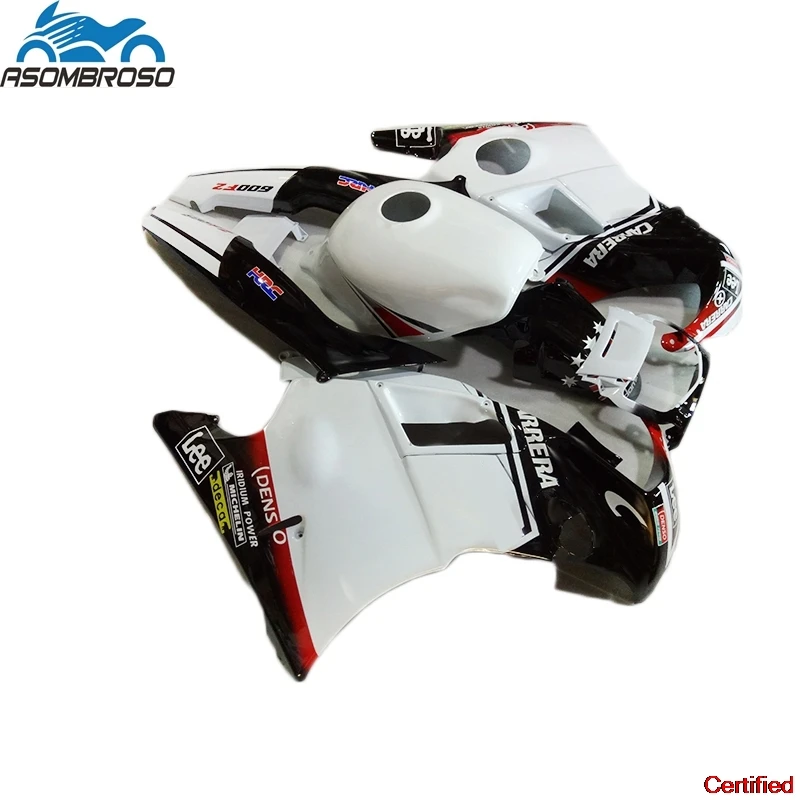 

Motorcycle Fairing Kits For Honda CBR600 F2 1991 1992 1993 1994 White Black Fairings Set Cbr600 F2 91 92 93 94 SX17