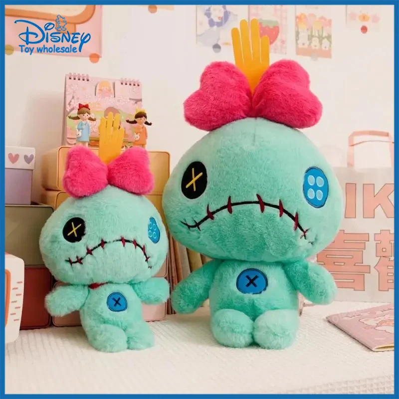 

35/60cm Disney Stitch Little Monster Friends Plush Toys Green Scrump Cartoon Stuffed Plush Soft Plush Doll Toys Children's Gifts