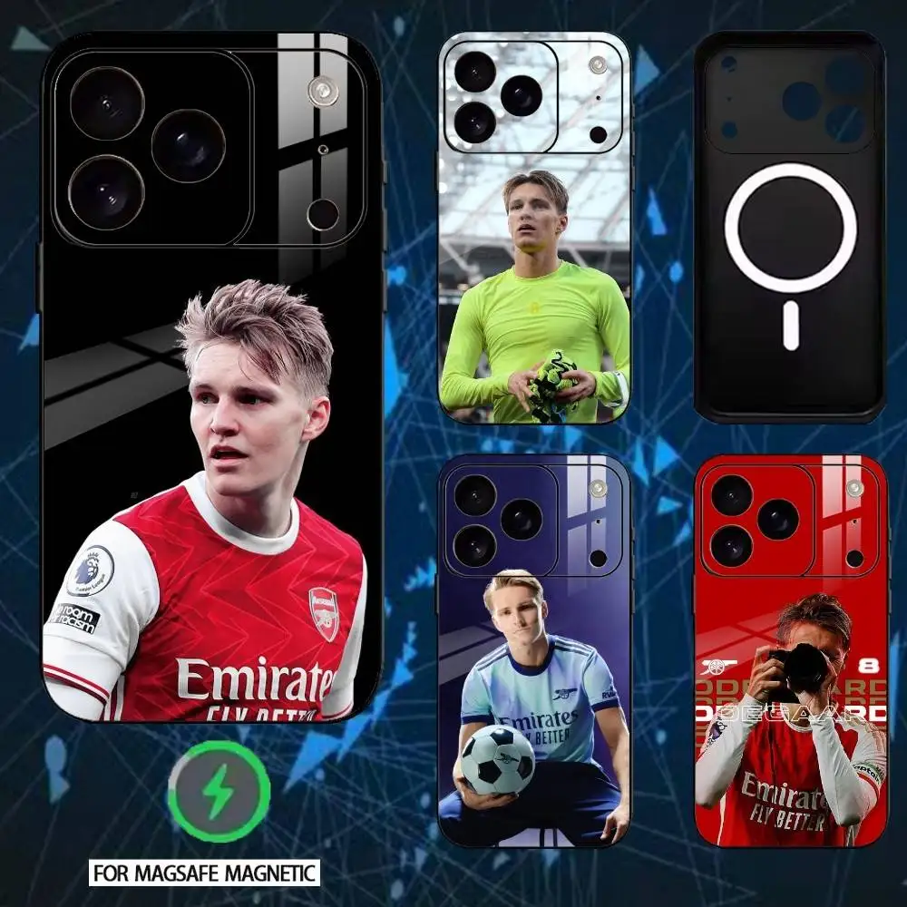 

Norway M-Martin Odegaard Phone Case For iPhone 17,16,15,14,13,12,Plus,Pro,Max For Magnetic Wireless Charge