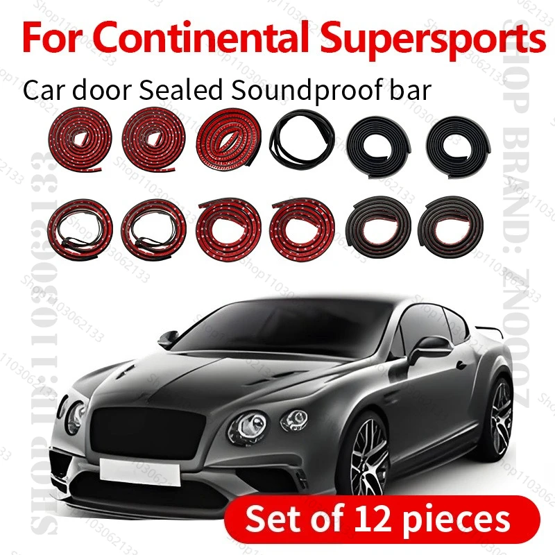 

Для Bentley Continental Supersports автомобильная дверная полоса резиновая двухслойная уплотнительная защита звукоизоляционная лента уплотнительная лента 12 шт. набор