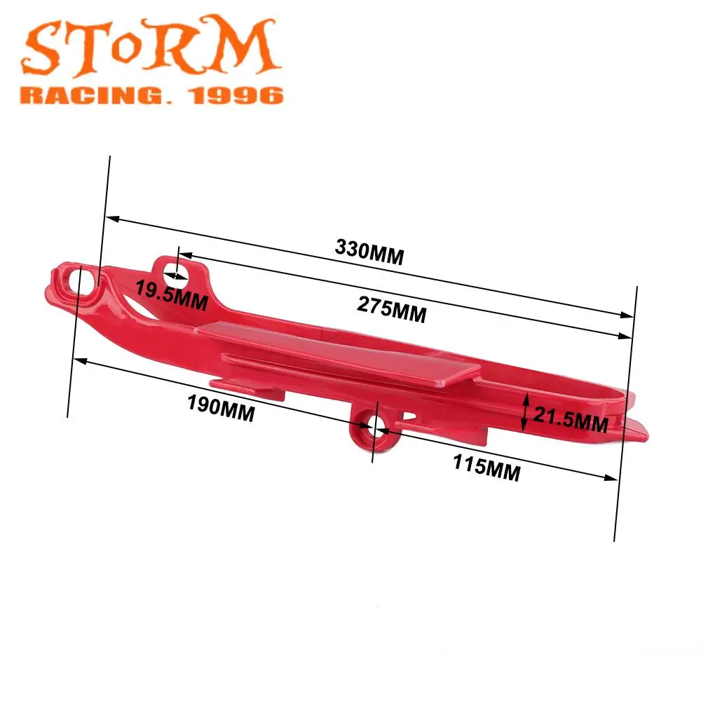 Motorcycle Parts Red Chain Slider Guide Guard Swingarm Slider Protector For HONDA CR125R CR250R CRF250R CRF450R CRF250X CRF450X