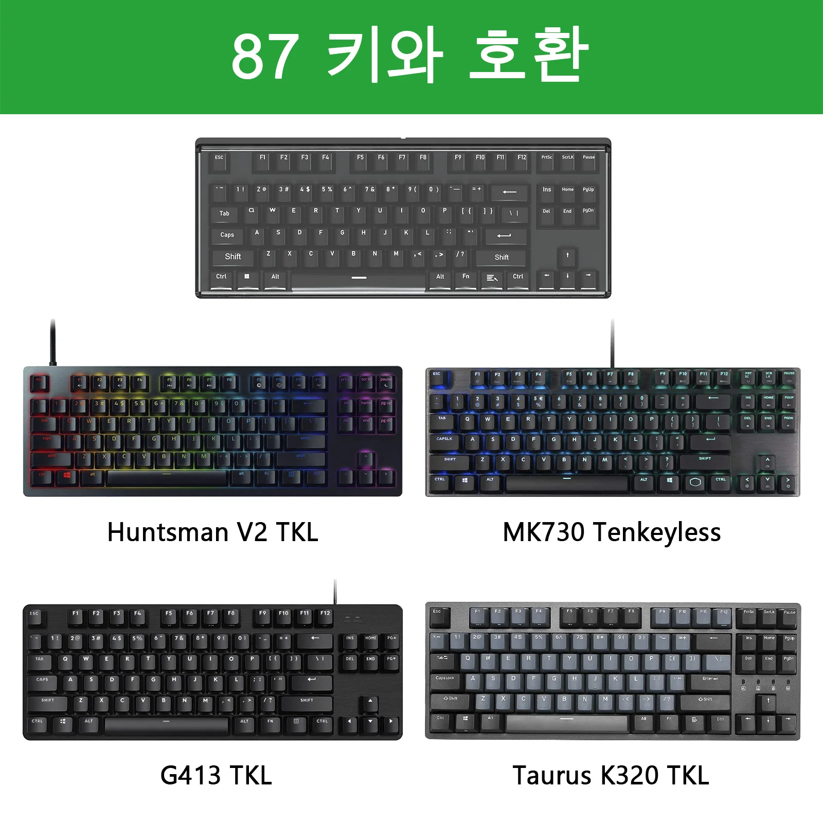 Geekria Clear Acrylic Keyboard Dust Cover for 80% TKL 87 Key Mechanical Gaming Keyboards, Compatible with Logitech G PRO G515