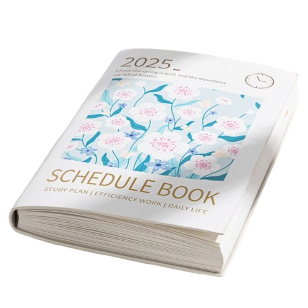 

A5 2025 Schedule Planner Notebook INS 12 Months Office Work Planner To Do List Time Organizer Diary Writing Pads Office Supplies