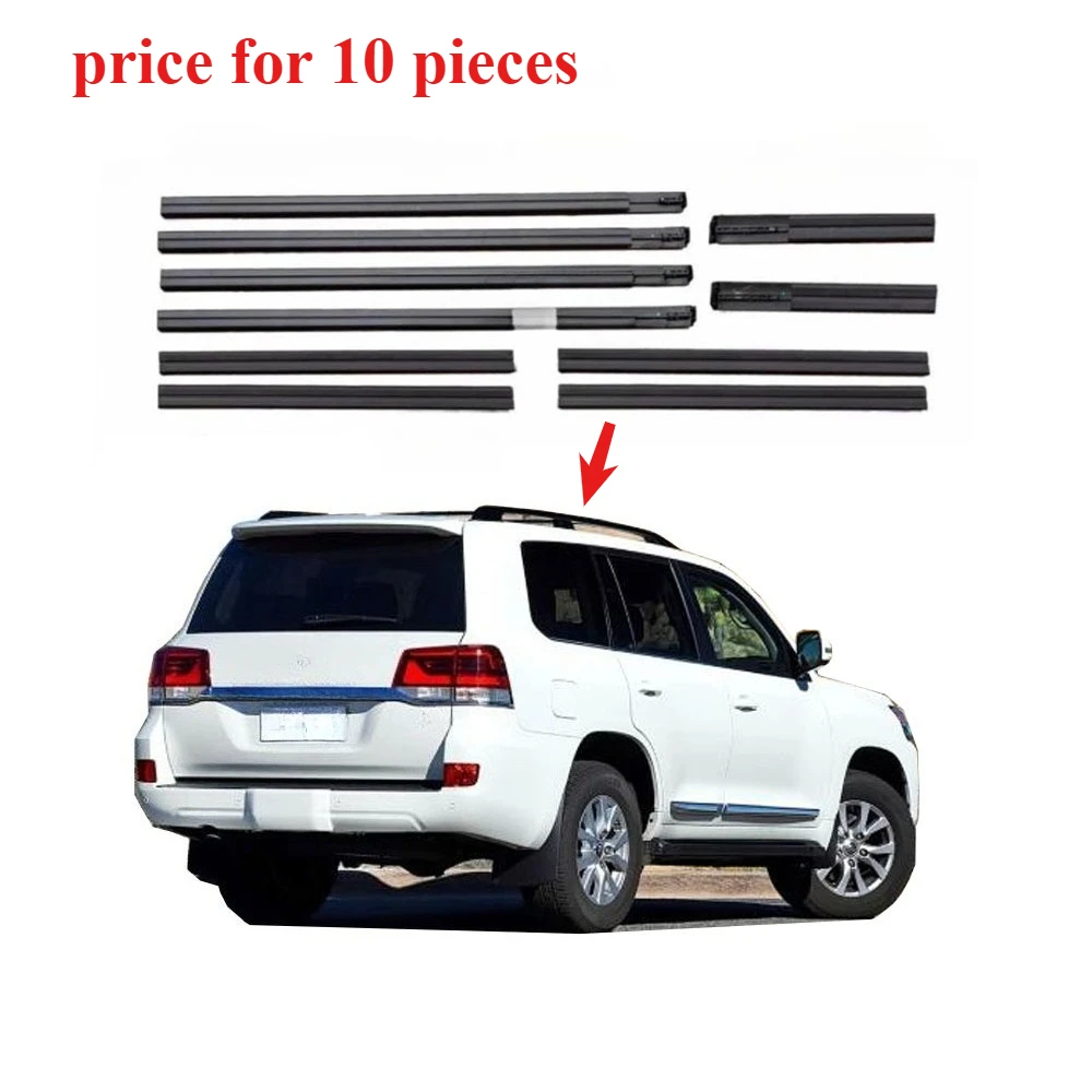 10 Pieces Roof Rubber for  Land Cruiser LC200 2007-2020 for Top Roof Layering Seal for Lexus LX570 75554-60040