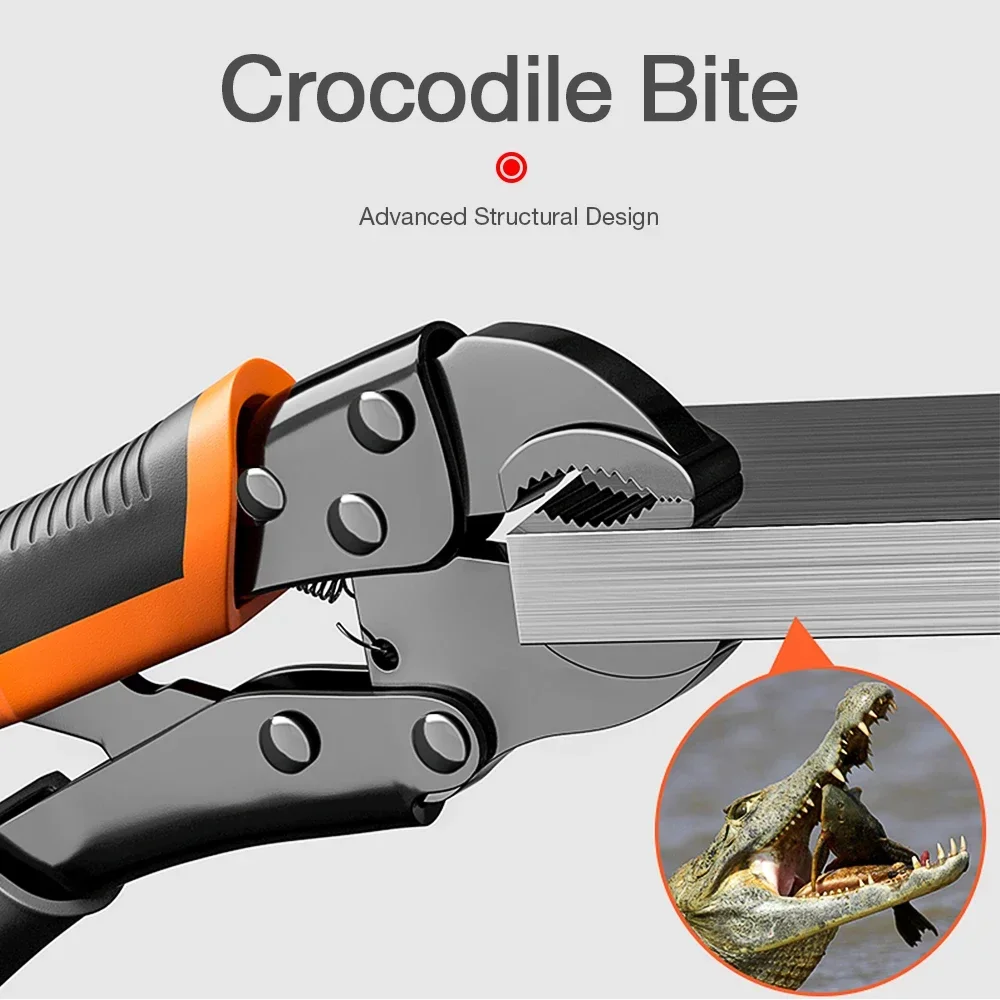 YINLONGDAO Strong Pliers Multifunction Clamp Tool Universal Pressure Pliers Industrial-grade Manual Fixed Universal Pliers