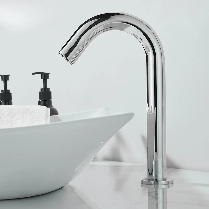 Fully automatic sensor faucet, intelligent single hot and cold infrared rays heightened benchtop basin