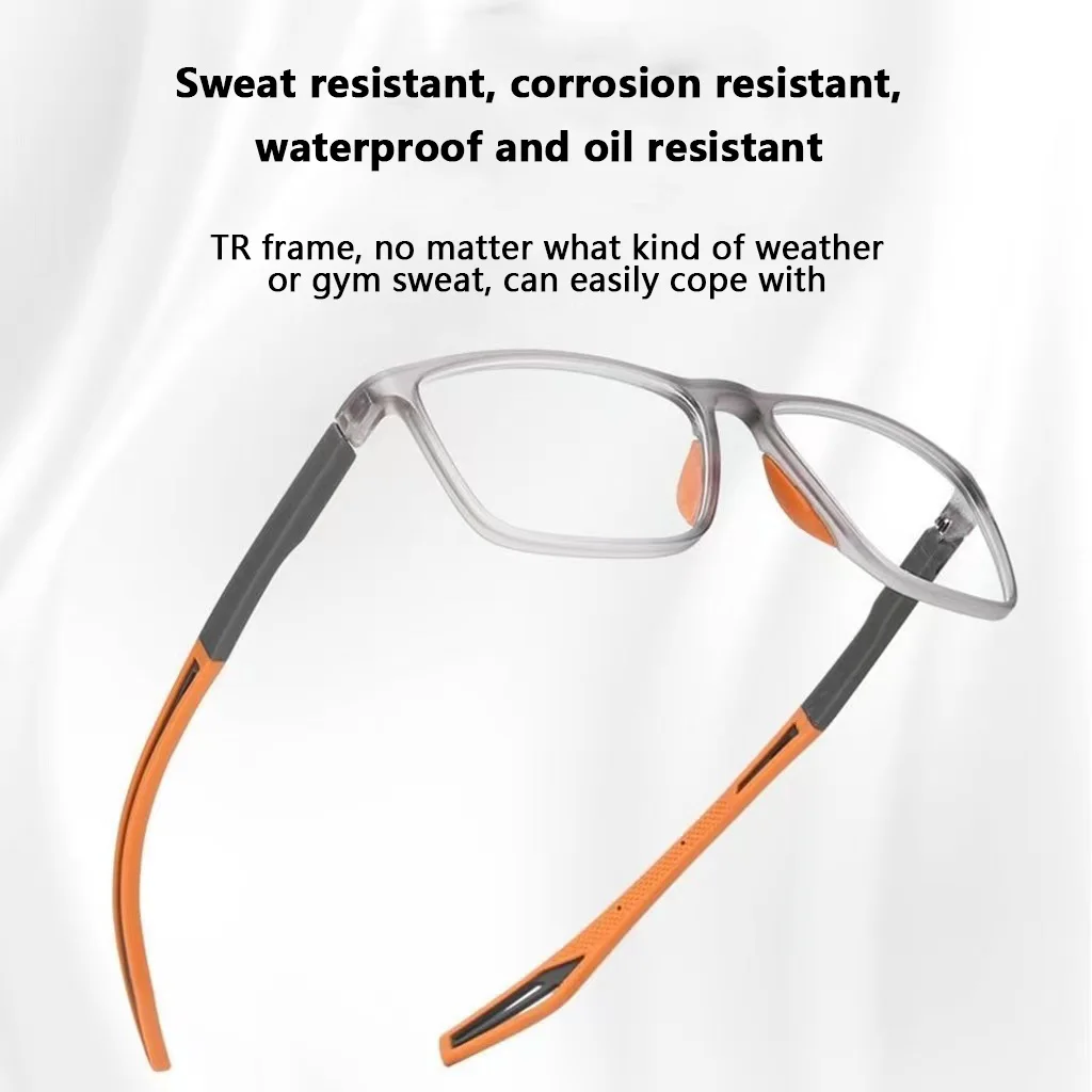 TR90 Sport Lesebrille Ultraleicht Anti-blau Licht Presbyopie Brillen Frauen Männer Weit Anblick Optische Brillen Dioptrien Zu + 4,0 – Detail 4