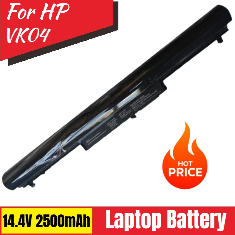 

For HP VK04 TPN-Q115 Q113 Q114 Pavilion M4 242 G1 Replacement Laptop Battery VK04 14.4V 2500mAh