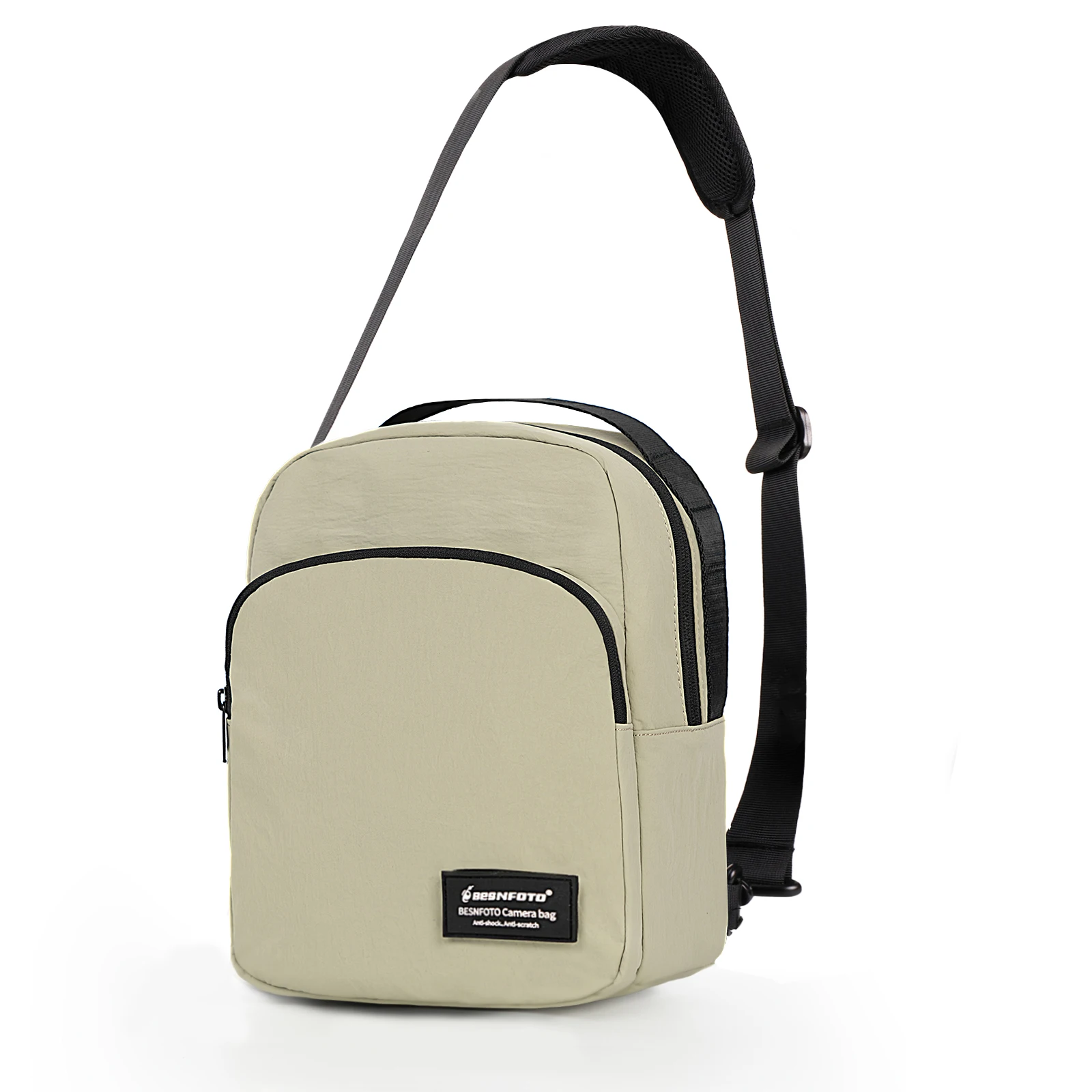 

Waterproof Crossbody Camera Bag for Mirrorless DSLR – Lightweight Anti-Theft Shoulder Bag with Tripod Holder & USB Port