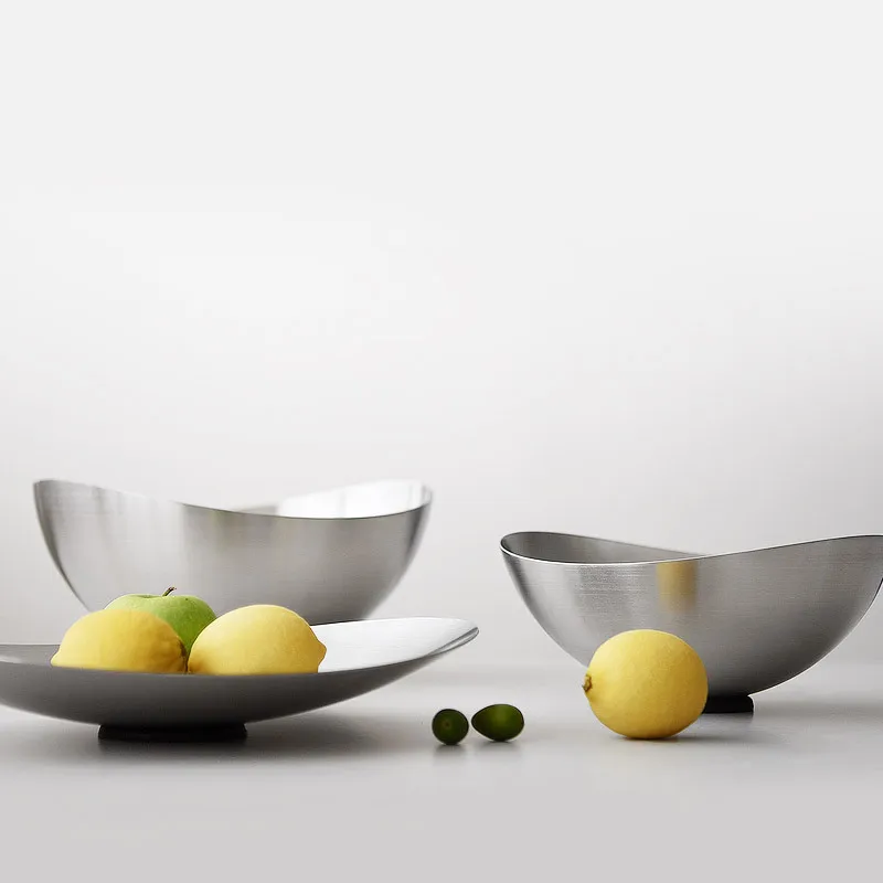 

Stainless Steel Creative Fruit Plate Thick Style