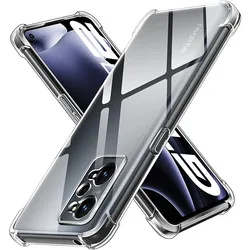 Soft Clear TPU Cover for OPPO Realme GT NEO 2 2T 3 Q3 Q3S X2 Pro 4G 5G Case for Realme GT Master Edition Narzo 50A C3 C35 Coque