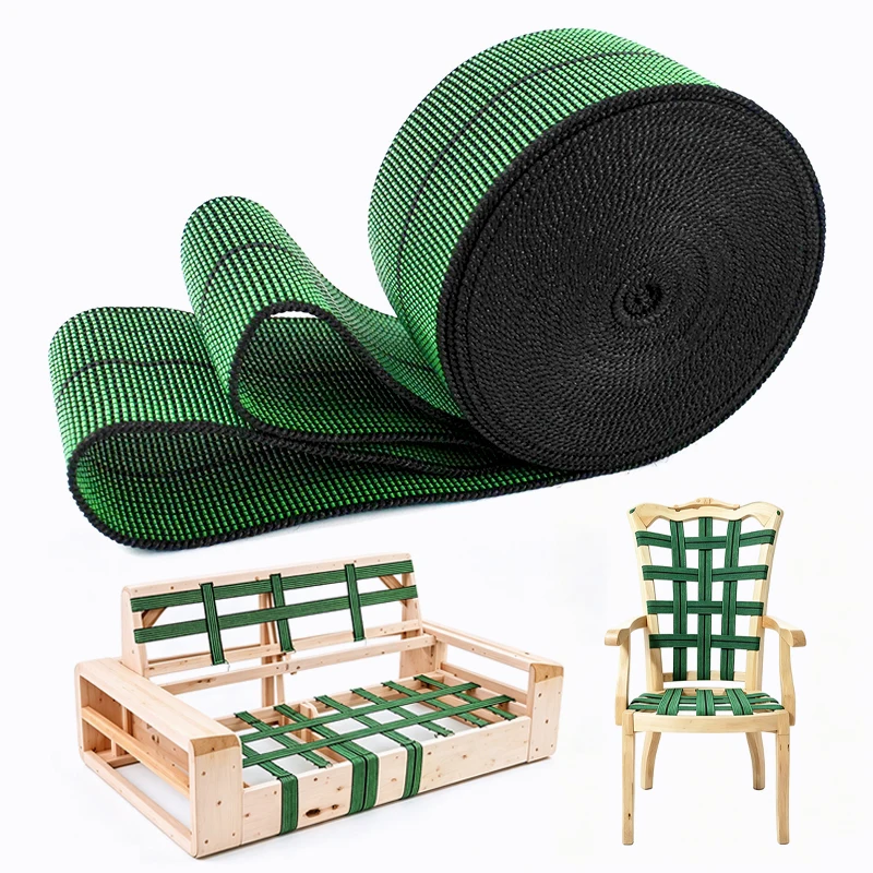 2/5/10M elastische Bänder, 50 mm Breite, hochelastisches Gummiband für Möbel, Sofa, Riemen, Stuhl, Rückenlehne, Stretch-Latexband-Material