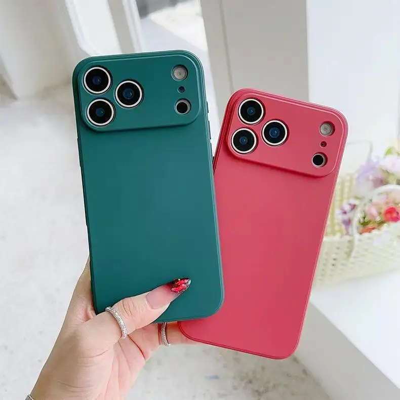 Für iPhone 17 Pro Max Hülle iPhone 17 16 15 14 13 12 Mini 11 X XR Xs Max 7 8 Plus SE 2020 16e Candy Matte Schutzhüllen